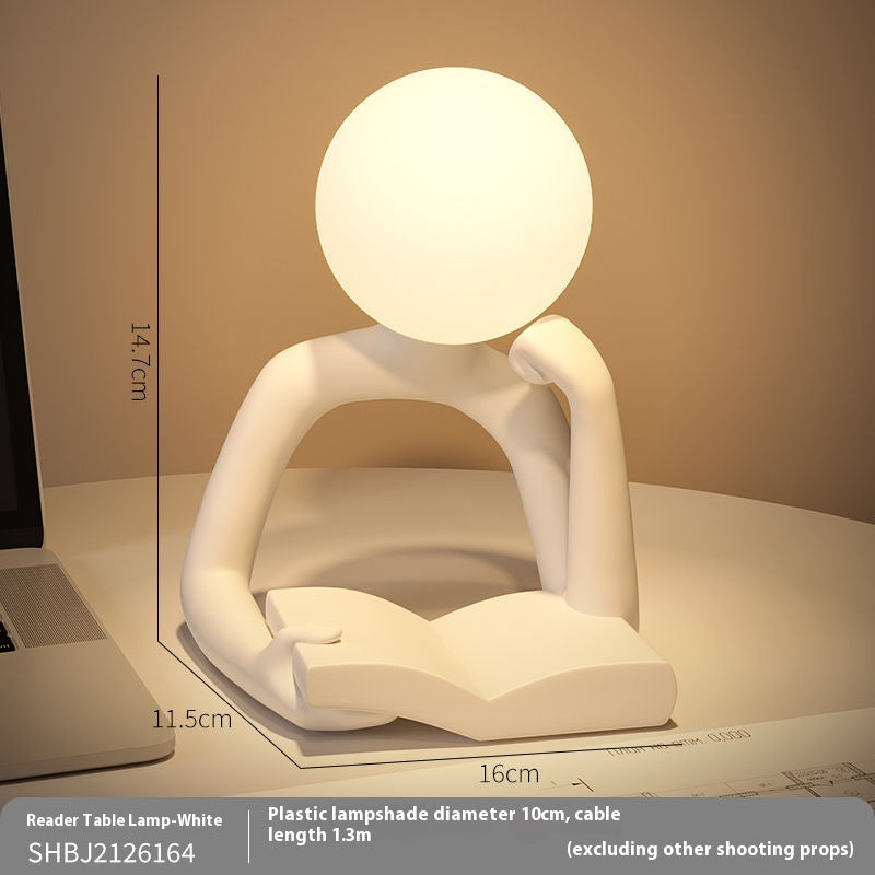 Human Head Glow-Mind Table Lamp