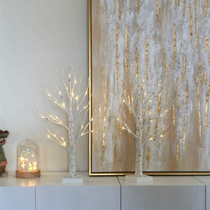 Glimmering Birch Tree